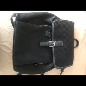 Coach All Black Classic Backpack